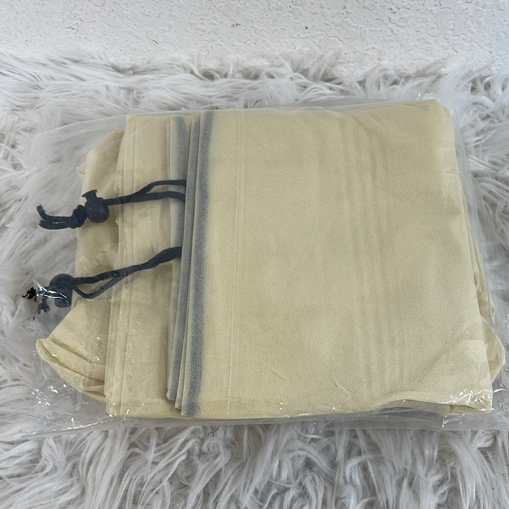Rectangular Planter Box Cover Freeze Protection with Drawstring 2 Pieces NEW - Picture 5 of 9